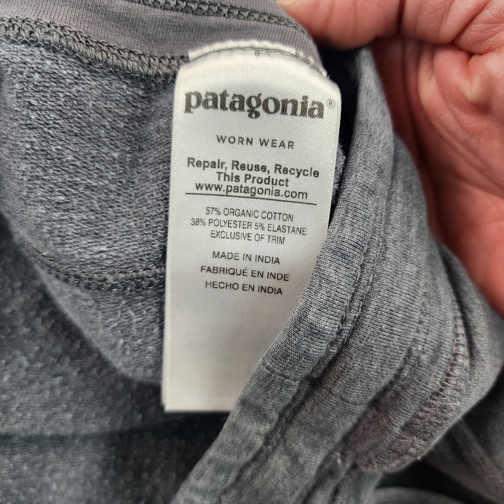 Patagonia Womens S Ahnya Jogger‎ Pants Forge Grey Fleece Sweatpants Knit 21971 - Picture 4 of 7